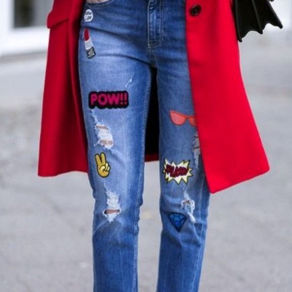 Set of 4 Embroidered Sticker Patches - Picture 3 of 7